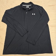 Under Armour 1/2 Zip Pull Over Long Sleeve Large