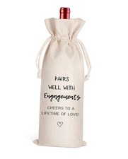 Engagements Wine Bag,Wedding Couples,Wine Gifts for Bride,Groom,Wedding Wine