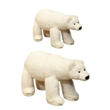 Orsetto di ghiaccio peluche decorazione per la stanza morbido peluche