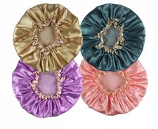HXIELEC 4 Pack Bright Colored EVA One Size Fits All, Purple Pink Green Gold