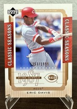 2005 Upper Deck Classics Classic Seasons Eric Davis #CS-ED /1999 Cincinnati Reds