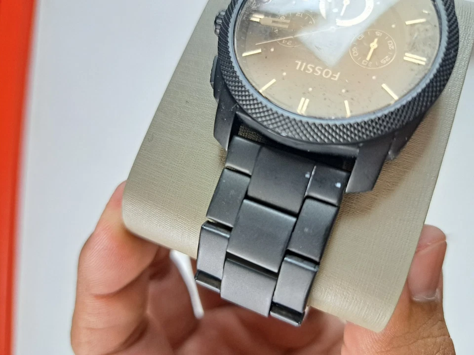 Fossil Men's Machine Black IP Chronograph Watch with Brown Dial, FS4682 - image 2 of 4