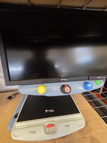 Freedom Scientific Topaz EZ HD Video Magnifier Black White Blue