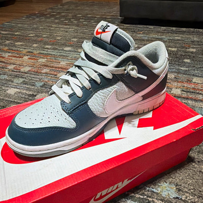 Nike Dunk Low Retro PRM Split Deep Jungle White Light Silver Men s FB8896-300