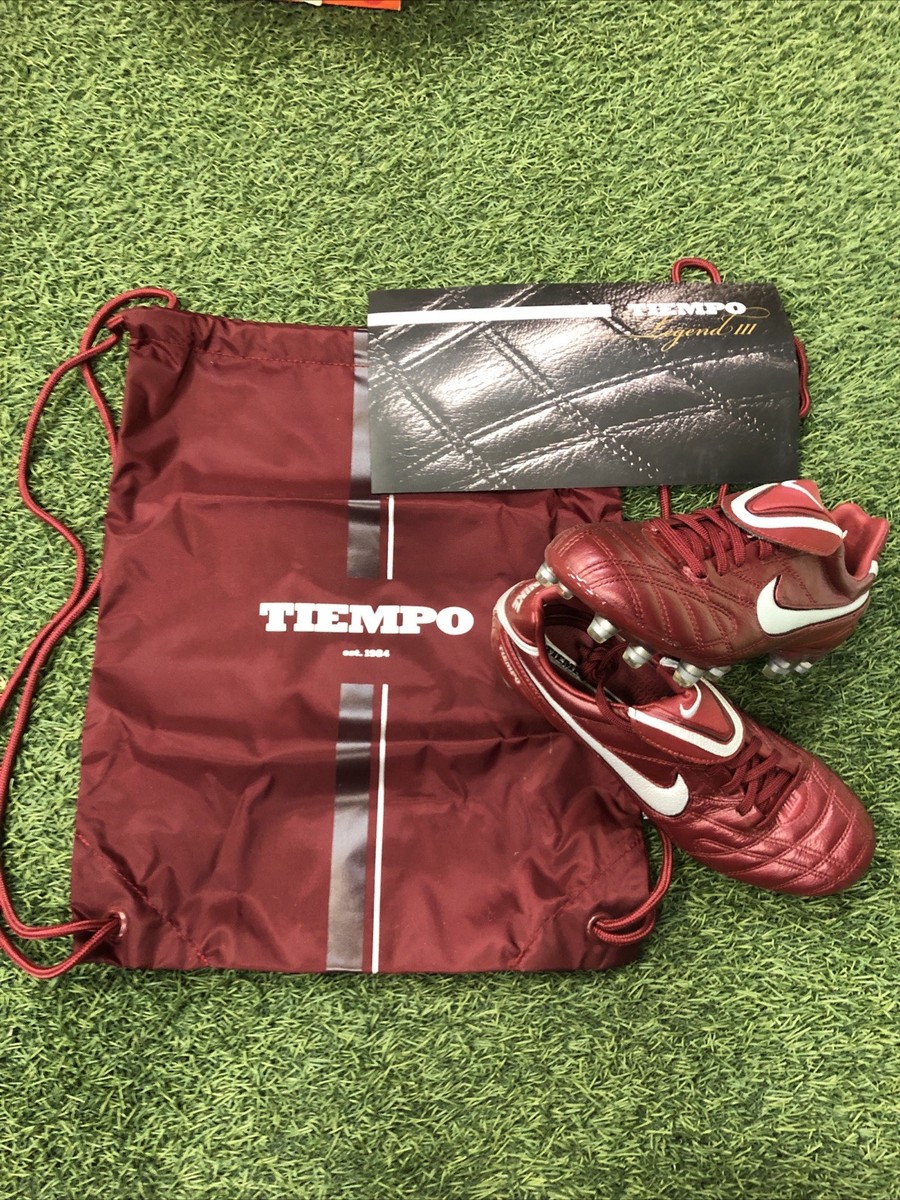 Nike Tiempo サッカーシューズとバッグセット NIKE TIEMPO LEGEND III FG RARE 366201 606 RED US SIZE 4 | eBay