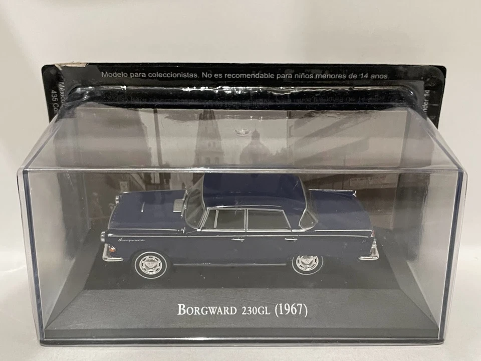 Borgward 230GL 1967 Auto memorabili Messico 1:43 Ixo Altaya Diecast - Immagine 2 di 2