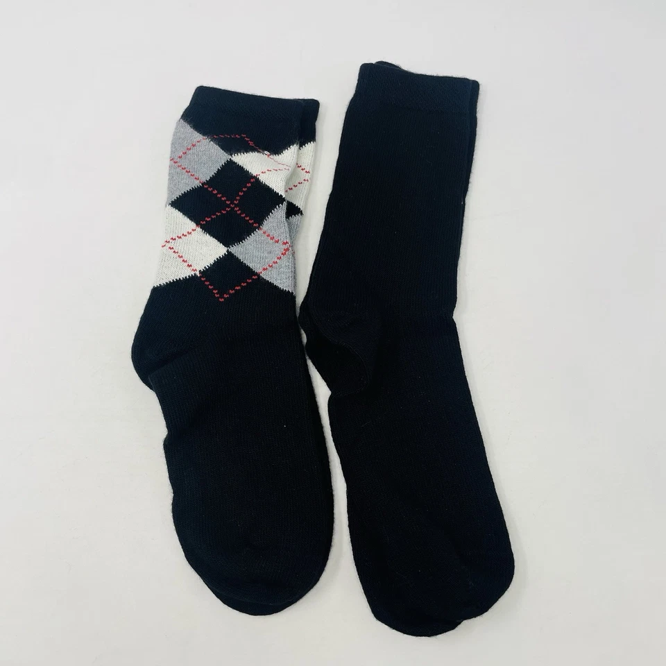 Pacote com 2 meias femininas Hue tamanho único argila macia e bota sólida em preto 775 - Imagem 3 de 4