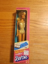 BAMBOLA BARBIE MATTEL VINTAGE 1983 SUN GOLD MATTEL NUOVA IN SCATOLA ORIGINALE # 1067