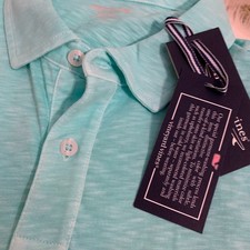 BLOW OUT SALE NWT VINEYARD VINES Mens ISLAND Dyed COTTON Pocket Polo CAICOS LRG