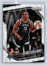 Chelsea Gray 2025 Panini Prizm WNBA White Seismic Prizms Las Vegas Aces #111