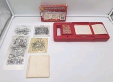 VINTAGE OHIO ART WORLDS LONGEST DRAWING MACHINE W/PAPER and 23 Screen Sets