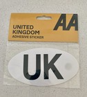 AA Self Adhesive UK Car Sticker, for travelling abroad.