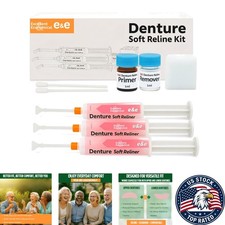 Quick 1-Minute Denture Reline Kit with Soft S...
