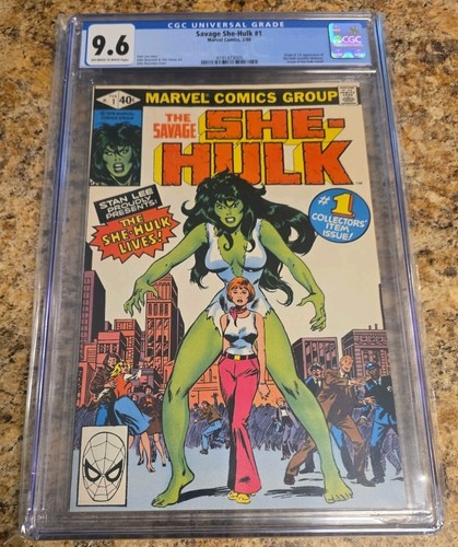 Savage She-Hulk #1 CGC 9.6, Clean Case, Origin And 1st Appearance 