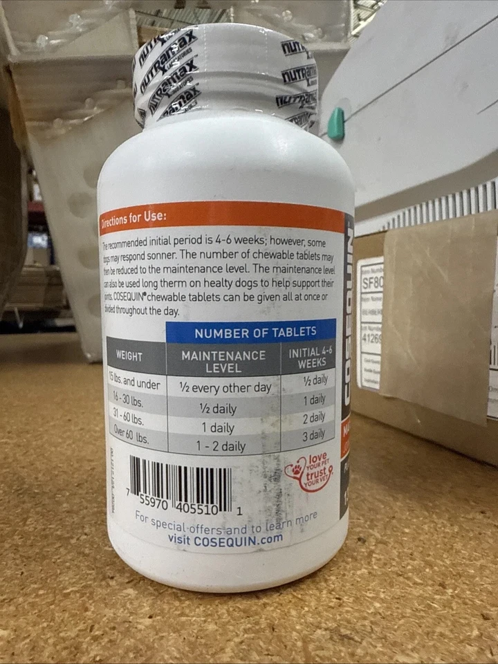 Cosequin Maximum Strength Joint Support Dog Joint Health 132 Tablet Exp:12:2027 - Image 2 of 4