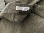 Oliver Strelli Wide Leg Pant 27" Waist Viscose Wool Belgium Gray Back Closure — photo 9