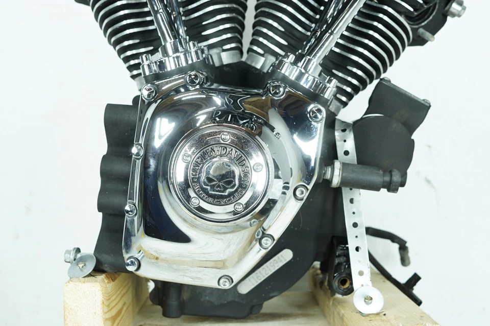 2012 Harley Touring FLTRX Road Glide OEM EFI Twin Cam 103 Engine Motor 21K Foto 3 de 4