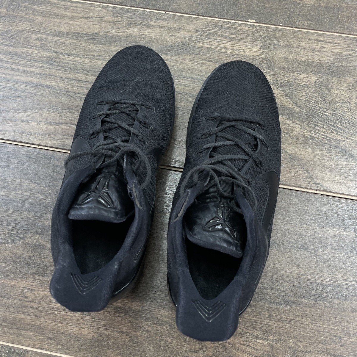 Nike Kobe AD Shoes Youth Boys 6Y Triple Black Mamba 869987