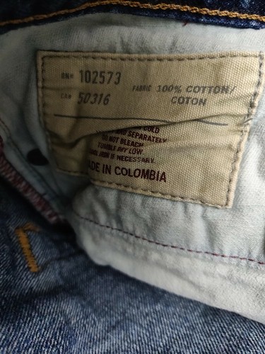 Hollister Jeans Mens Size 28x30 California Button Fly Straight Leg - Picture 6 of 10