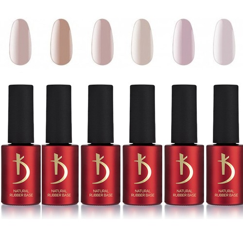 Gel base color caucho natural Kodi 7 ml. Camuflaje / Funda, Rosa, Beige, Marfil - Imagen 34 de 153