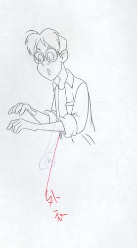 ROB aus The Brave Little Toaster bemalte Animation Cel Art Zeichnung DISNEY - Bild 4 von 5