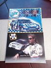 2 Vintage Hof Rusty Wallace Nascar Postcard "2 Miller Lite Car"