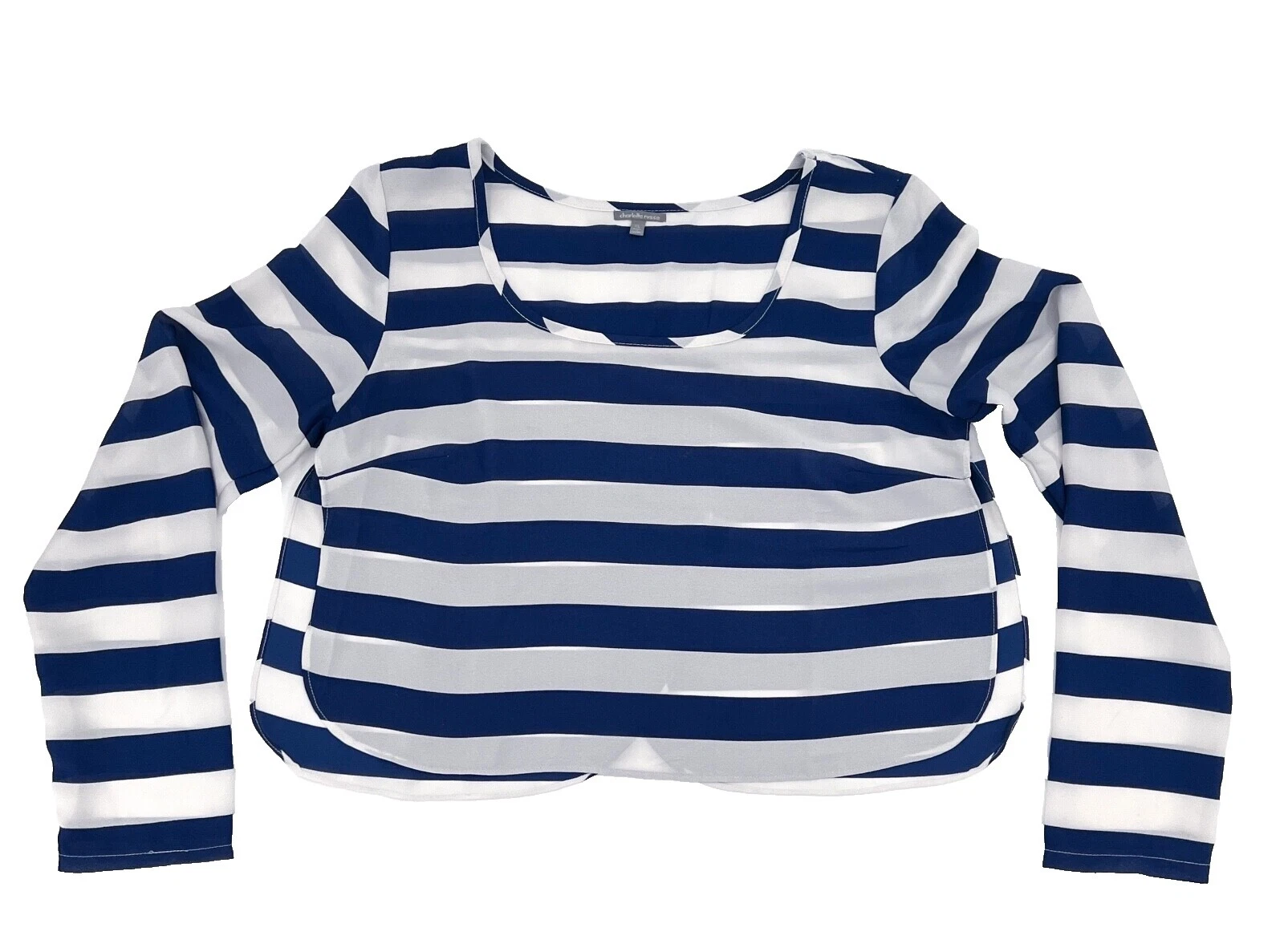 Poliéster a rayas mujer Charlotte Russe Tops para mujer