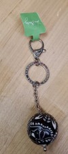 NWT Vera Bradley BARCELONA Have a Ball Key Clip Key Chain Ring