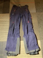 Womens Mountain Hardwear DryQ Elite Size XS Purple/Blue Snow Ski Pants