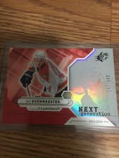 2003-04 SPx Hockey Jay Bouwmeester (Panthers) serial #d insert Next Generation