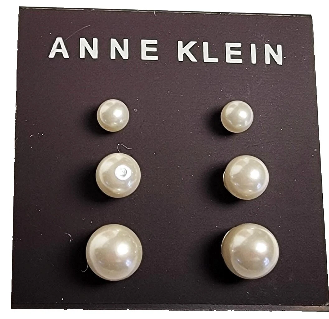 Модная бижутерия из белого золота Anne Klein