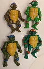 Vintage Playmates Teenage Mutant Ninja Turtles TMNT 1988 Original Figure Set