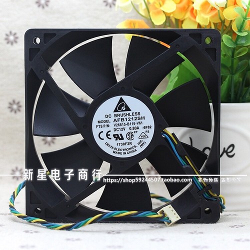 Ventola Delta AFB1212SH 12V 120mm – Doppia Sfera, 3400 RPM, 113 CFM, Nuova