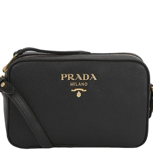 Prada Vitello City Shoulder Bag Crossbody Navy 2VH019 from Japan