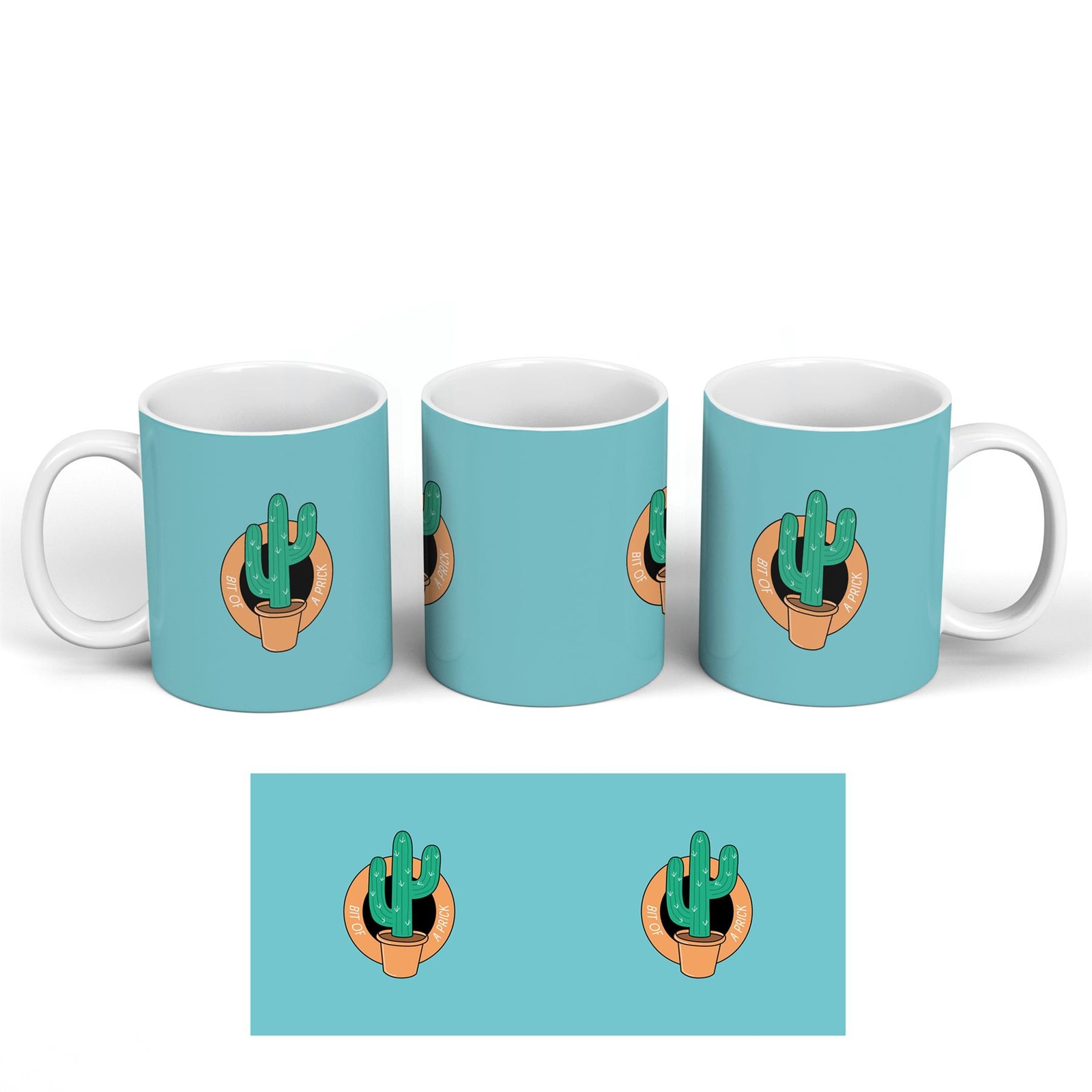 Bit Of A Prick Sarcastic Humour Secret Santa Novelty Gift Ceramic Mug