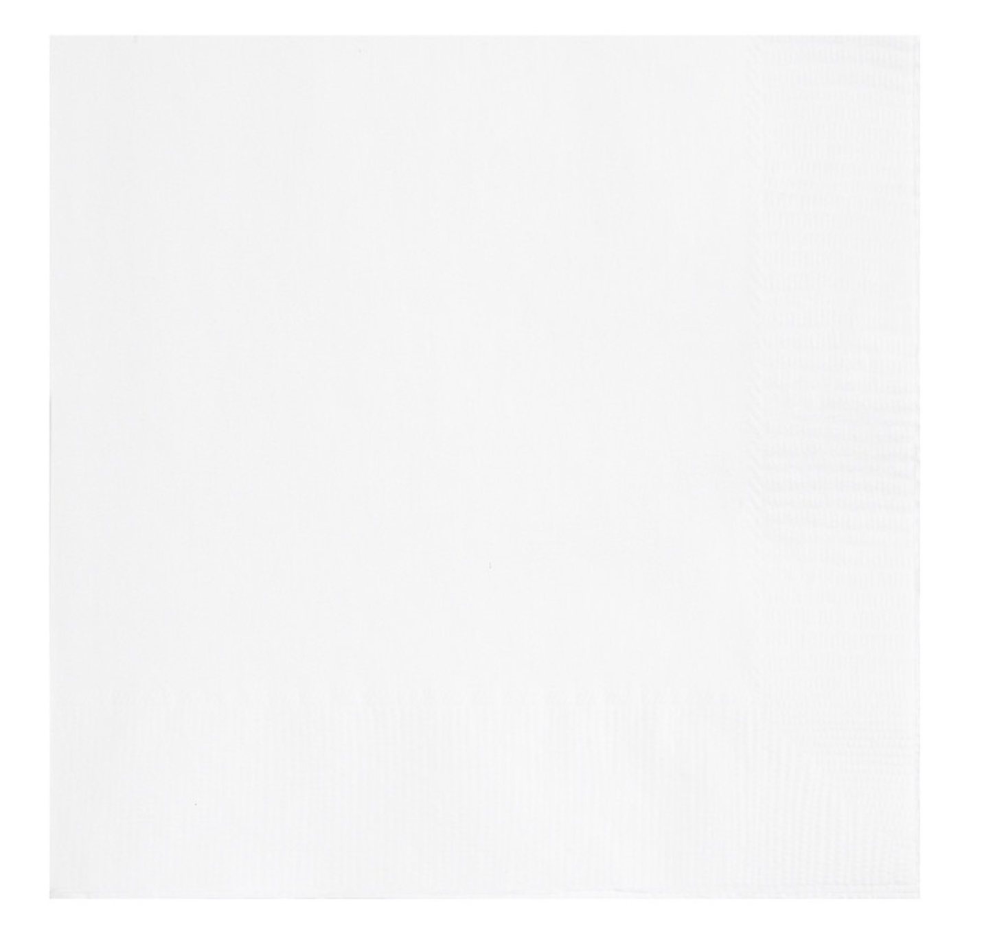 White Paper Napkins Birthday Party BBQ Summer Garden Parties Celebration 50 Pk