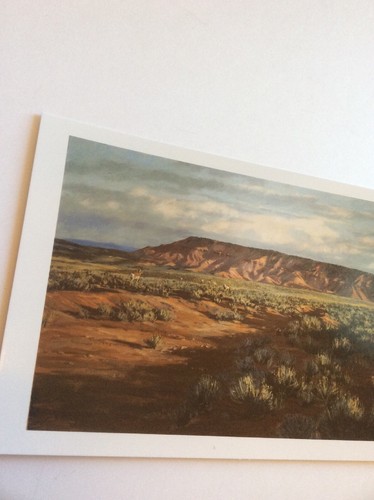 Armon Valoy Easton Promotional Art Post Card Antelope Vernal Midway Utah Artist - Picture 3 of 4