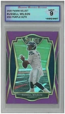 2020 Panini Select RUSSELL WILSON #103 Purple /75 💎 DSG 9 Mint