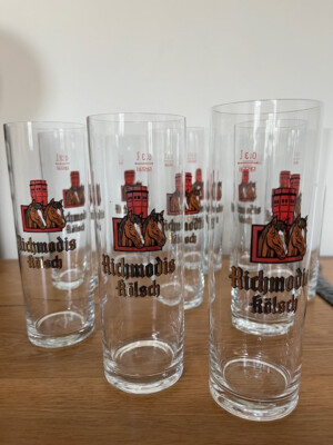 10 Richmodis Kölsch Biergläser 0,3l Rastal SUPER ZUSTAND Stange 