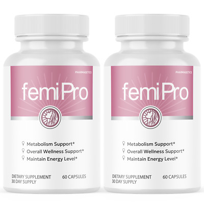 FemiPro Bladder Support Supplement - Probiotic Femi Pro - 2 Bottles