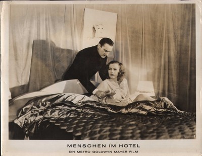 ''Menschen im Hotel'' I USA1932 I Greta Garbo I WA-Aushangfoto