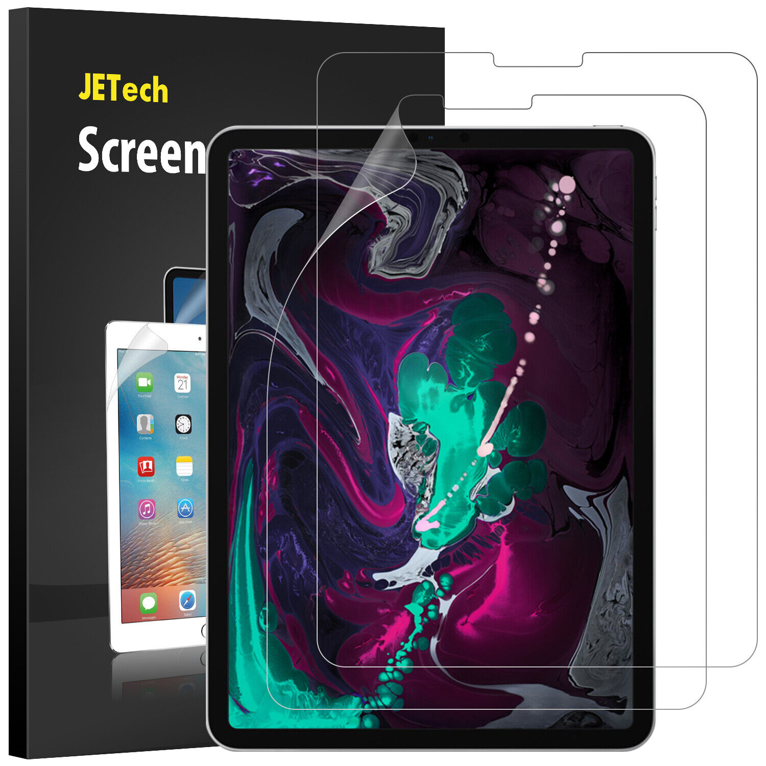 JETech Screen Protector for iPad Pro 11-Inch 2020 2018 Premium P