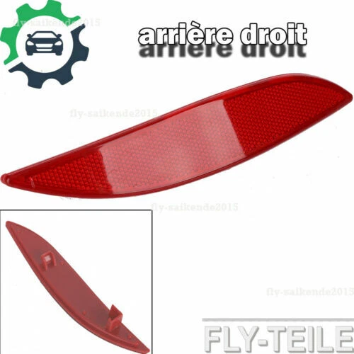 Pare-chocs et baguettes rouges pour automobile