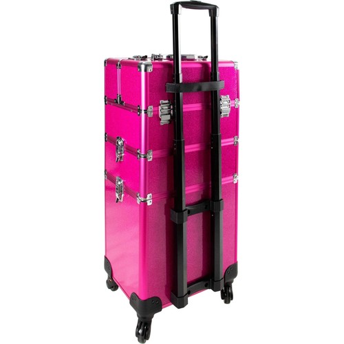 Ver Beauty 4 Wheels Removable Rolling Art Craft Tool Case Storage Organizer T... - Picture 6 of 7