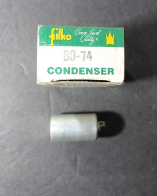 New Filko Ignition Parts BO-74 Condenser NOS Replacement Ignition Parts