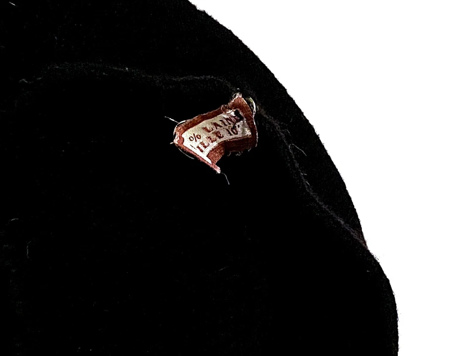 Catimini Niñas Diseñador Lujo Sombrero Boina Gorra Negro Lana Rojo Logo Talla Única Francesa Foto 3 de 4