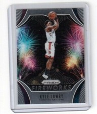 Basketball 2019-20 Panini Prizm Fireworks Card # 19 Kyle Lowry Toronto Raptors