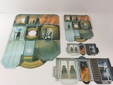 custom vintage star wars 6" black series cloud city diorama backdrop