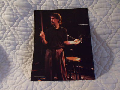 FRANK ZAPPA TOUR 88 BROADWAY THE HARD WAY PROGRAM BOOK 1988 LIVE