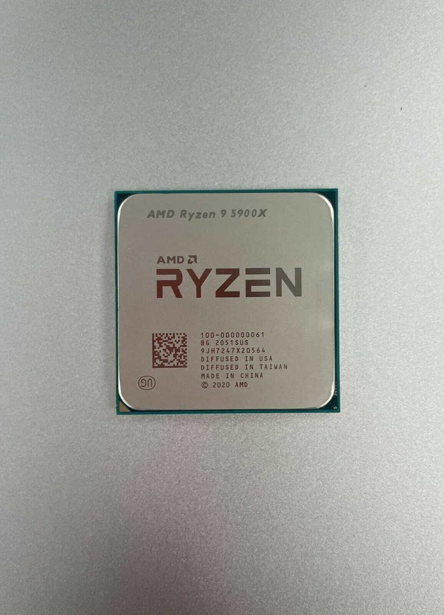 AMD Ryzen 9 5900X CPU Processor AM4 6 Core 24 Thread 3.7GHz 4.8GHz